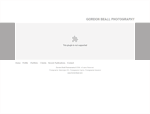 Tablet Screenshot of gordonbeall.com